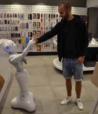 Pepper et un client Lugway