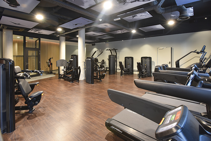 Salle de fitness, pour une remise en forme.