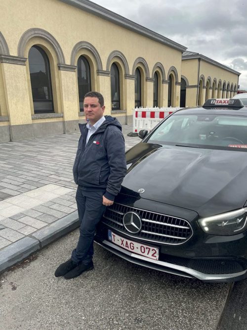 Steve Hayart, gérant de l'entreprise Taxi Mouscron.